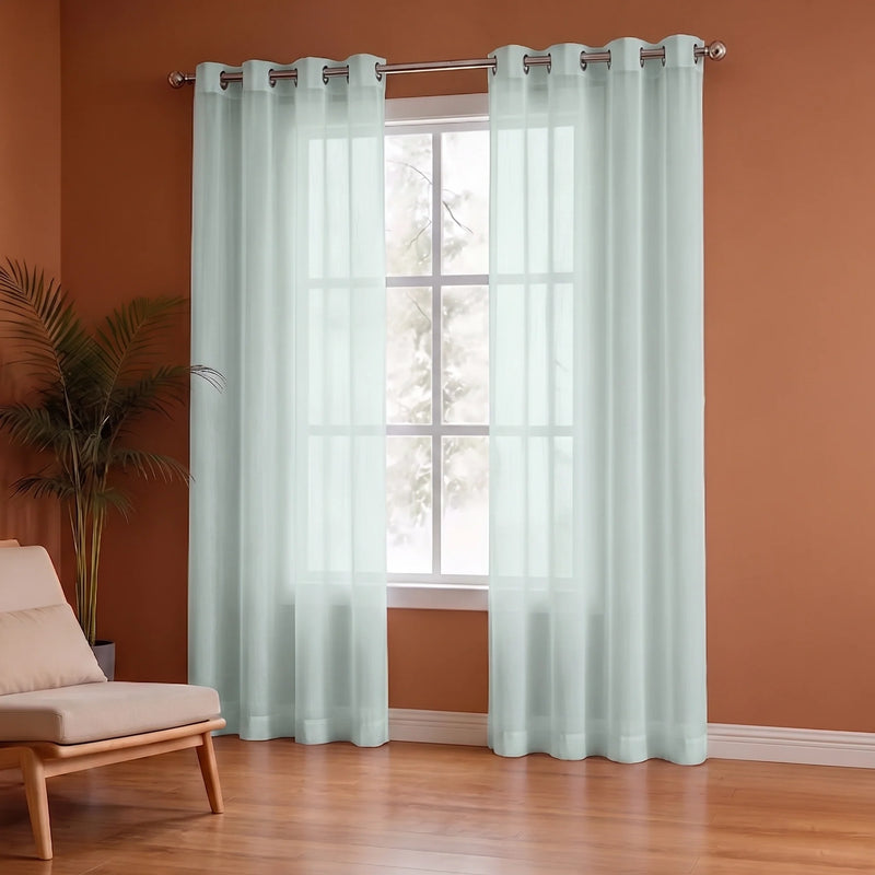 Fort Absolute - Silver Grey Sheer Curtain-5