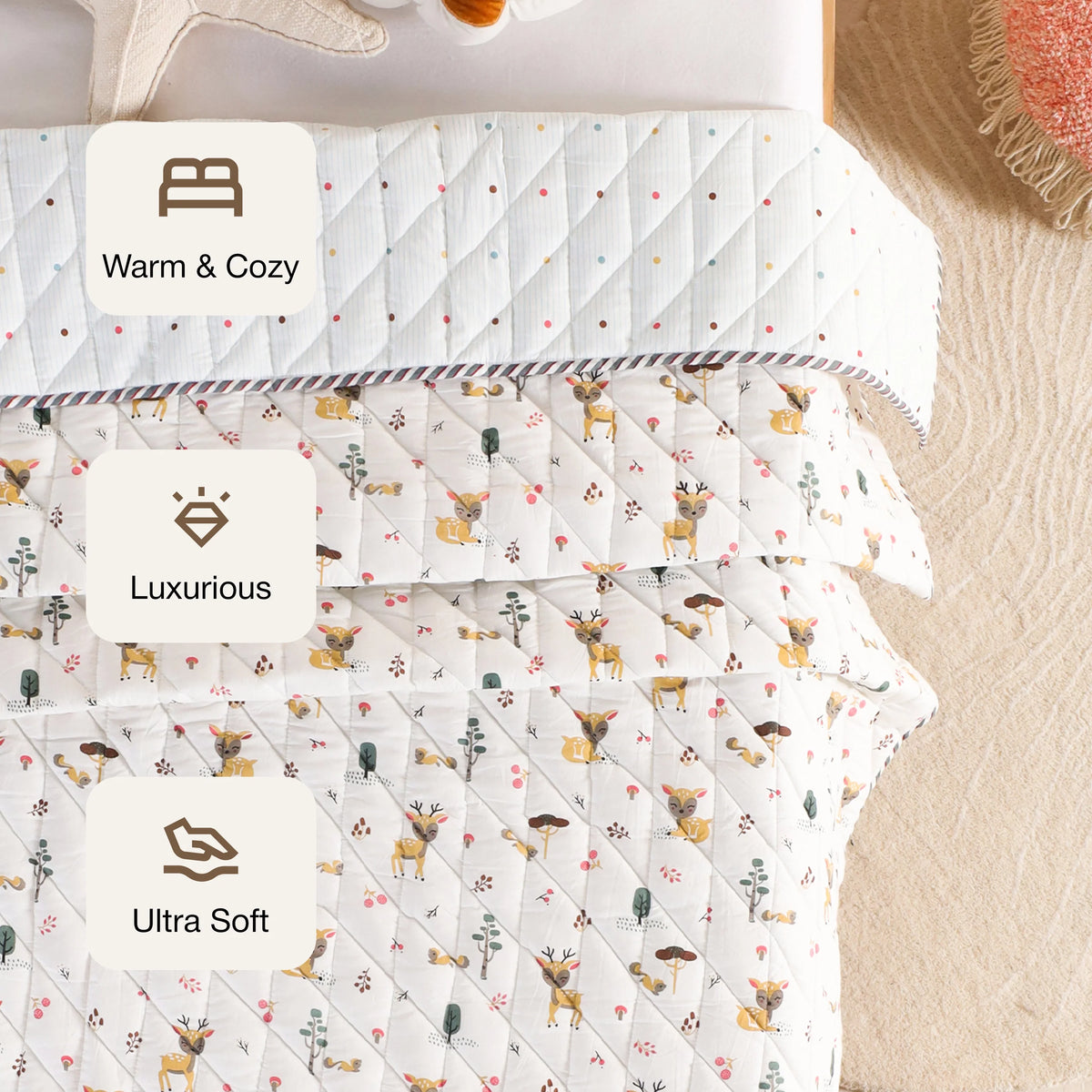 Imprimer Tender Tales - Printed Baby Blanket-3