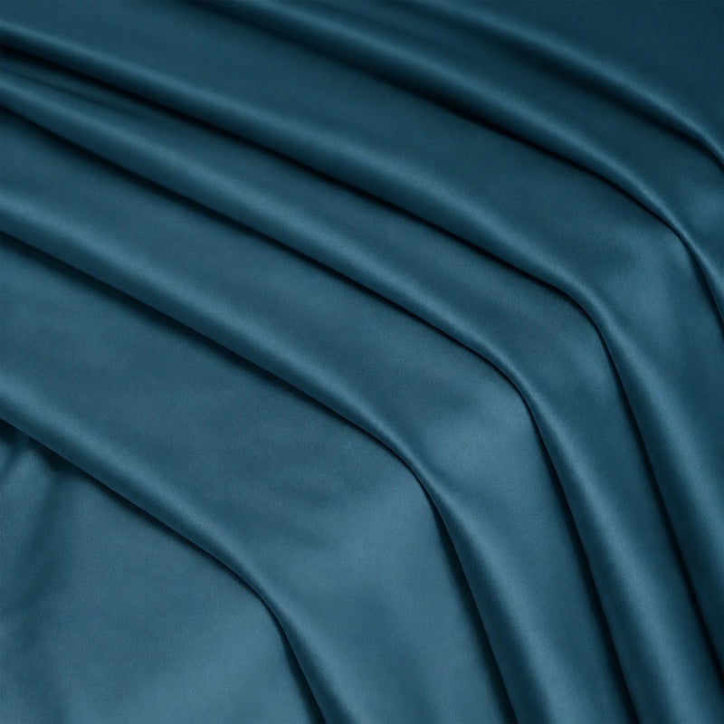 Fort Essential - Twist Tap Top Solid Blackout Curtain (Blue)-5