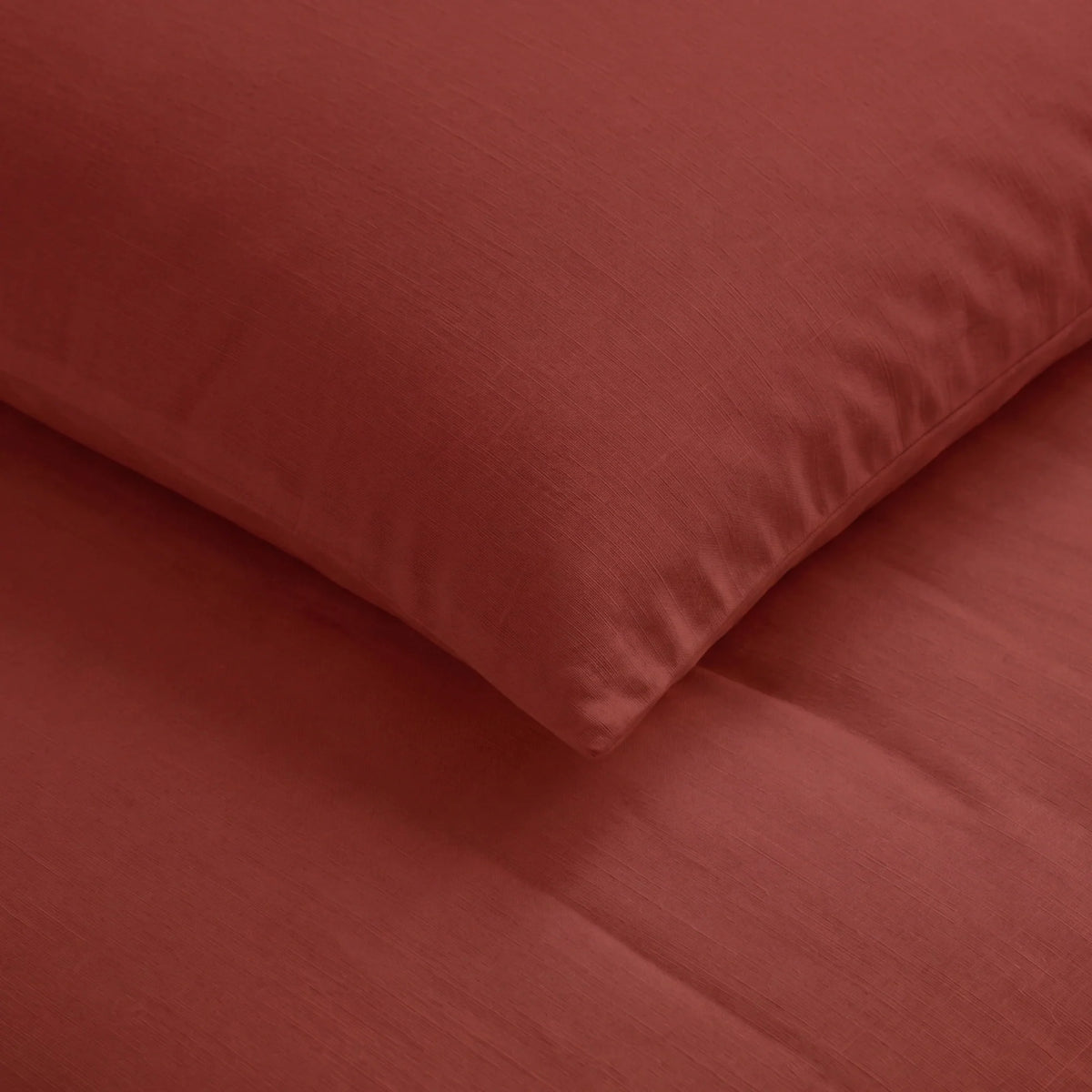 Fort Mellow - Solid Duvet Cover (Maroon)-5