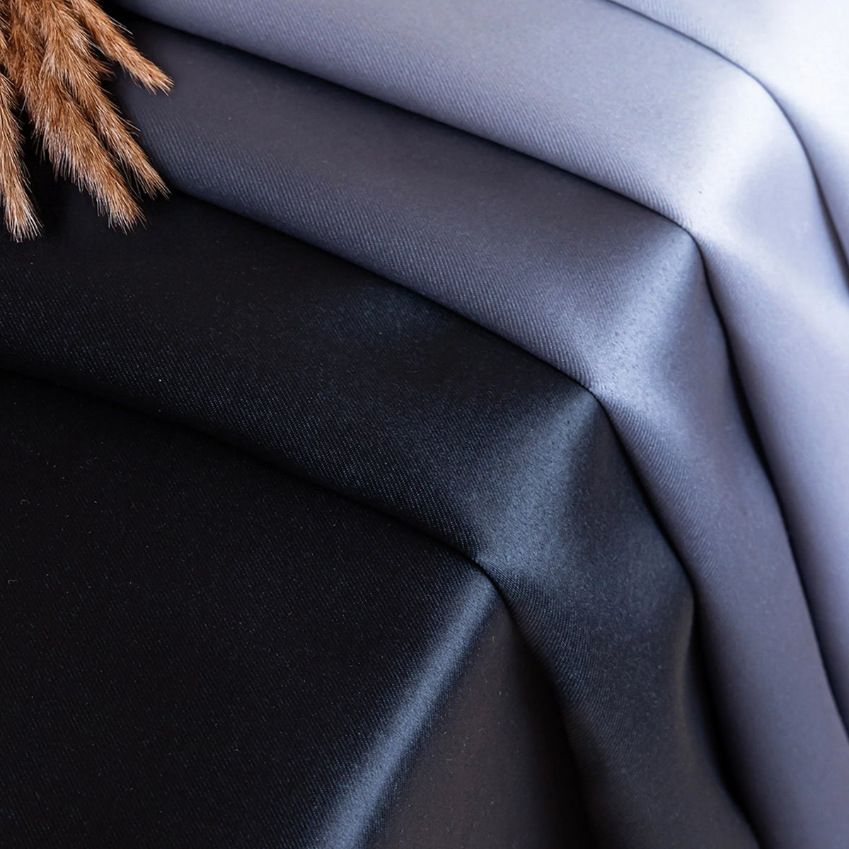 Blackout Ombre Curtain (Grey & Black)-6