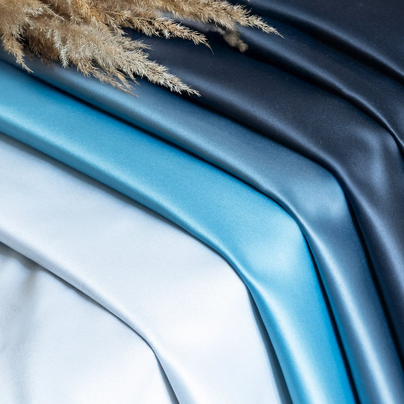 Blackout Ombre Curtain (Blue & Black)-6