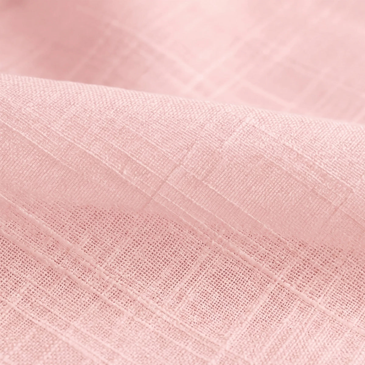 Fort Absolute - Back Tab Solid Sheer Curtain (Pink)-6