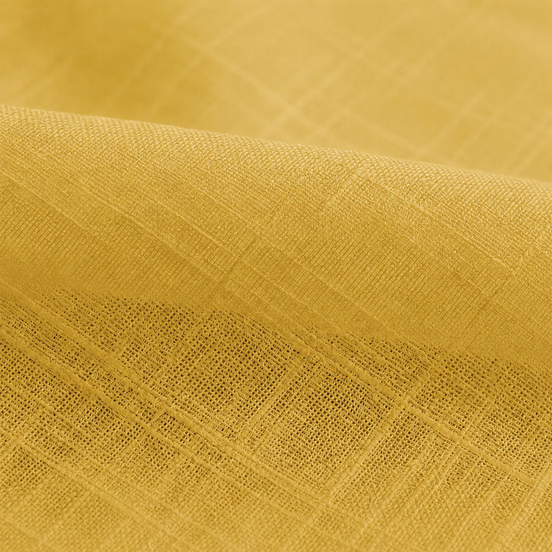 Fort Handpicked Breeze - Rod Pocket Yellow Sheer Curtain-6