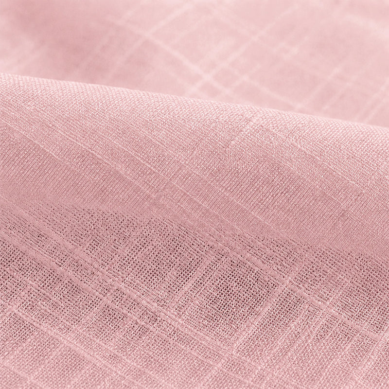 Fort Handpicked Breeze - Rod Pocket Pink Sheer Curtain-6