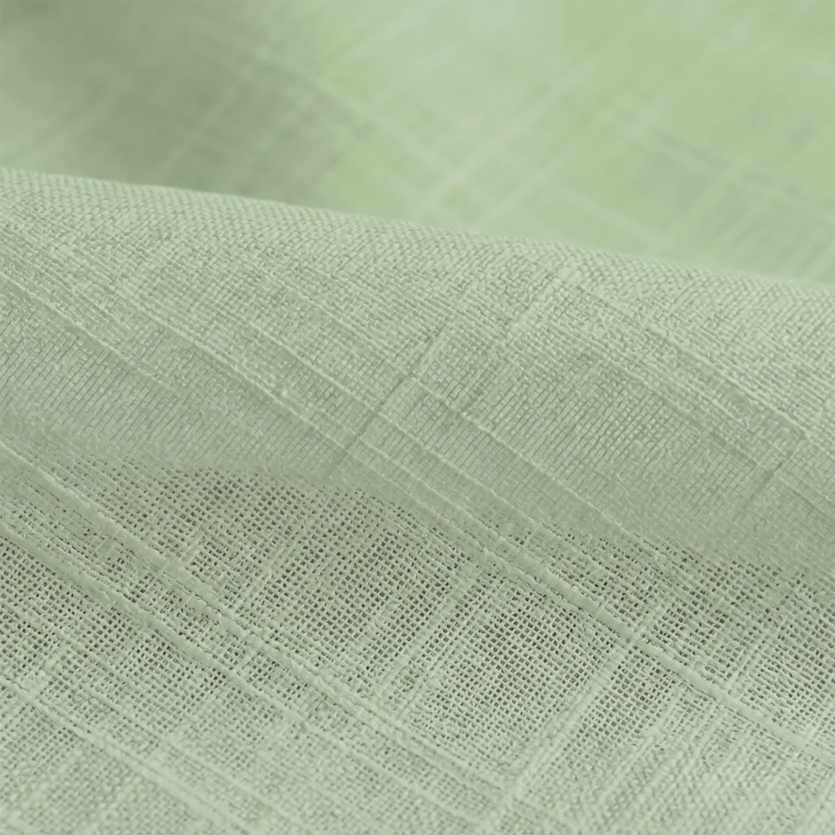 Fort Absolute - Rod Pocket Mint Green Sheer Curtain-6