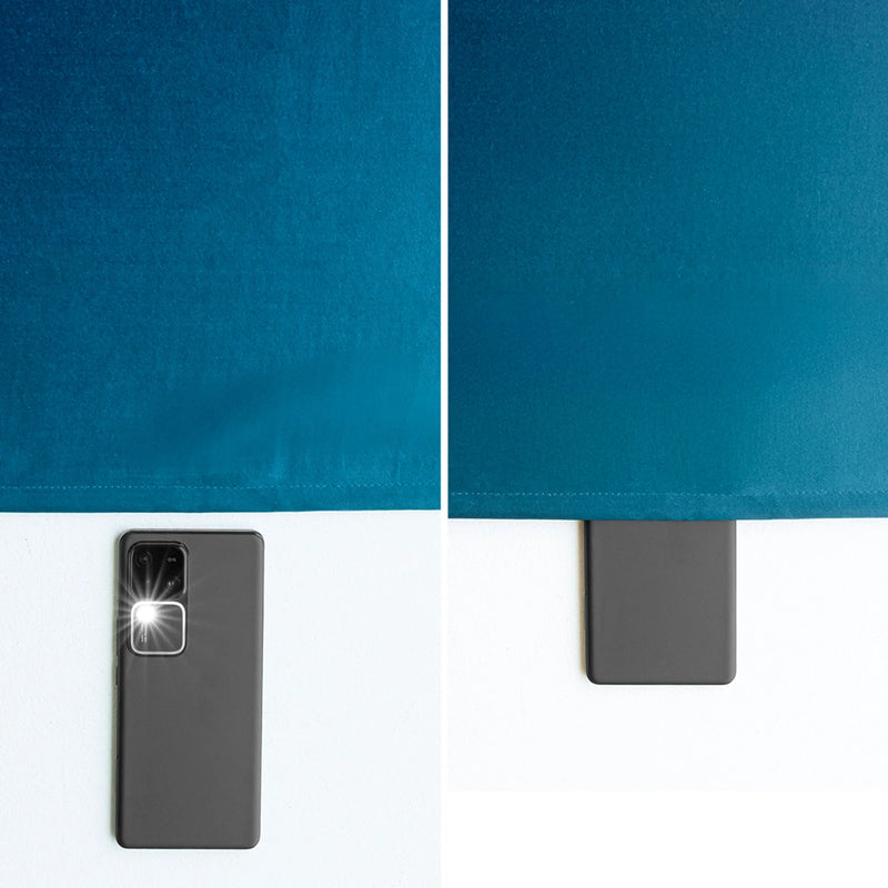 Blackout Ombre Curtain (Turquoise & Blue)-7