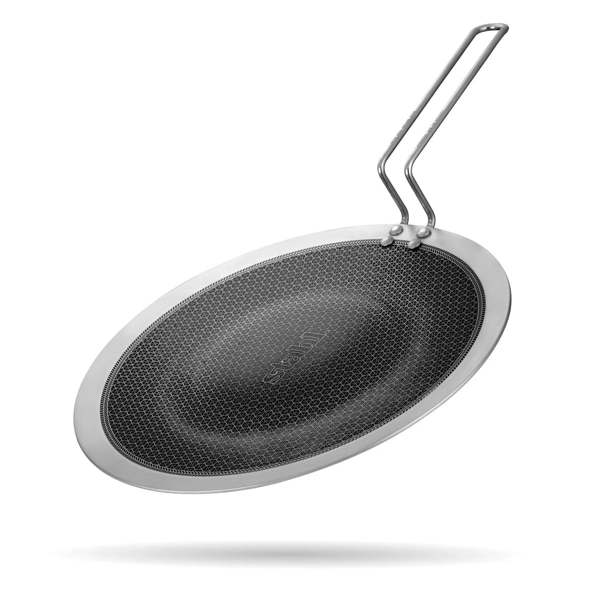 Stahl Artisan Hybrid Roti Tawa | Triply Stainless Steel Non Stick Tawa | Tri Ply Roti Tawa | Stainless Steel Scratch Res