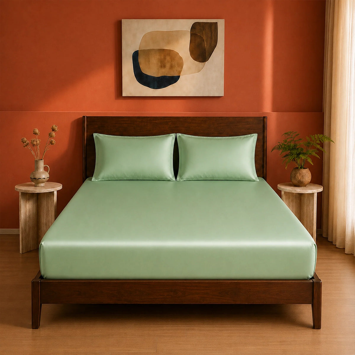 Organic Bamboo Fitted Sheet – Soft, Cool & Breathable