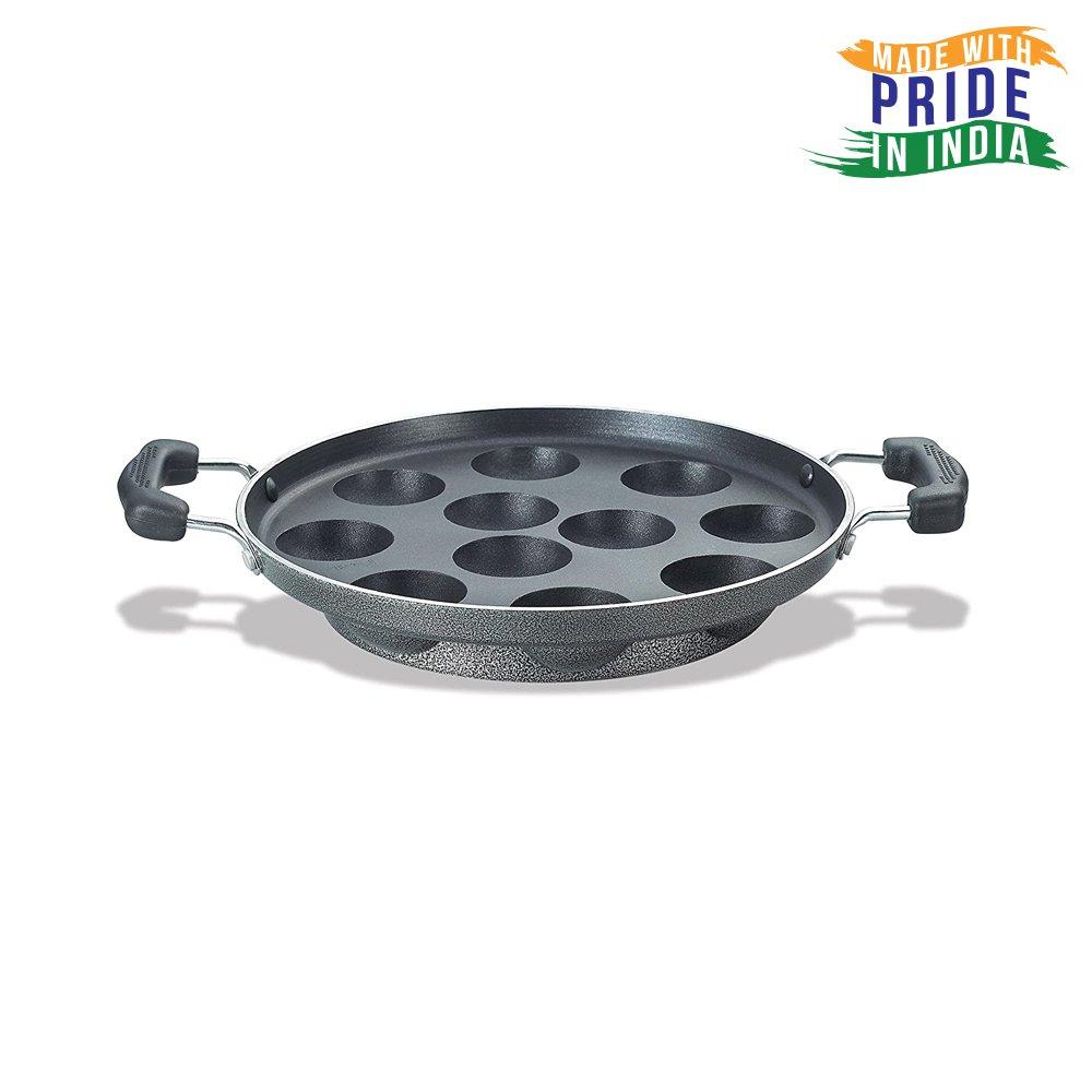 Prestige Omega Select Plus Residue Free Non-Stick Paniyarakkal, Black