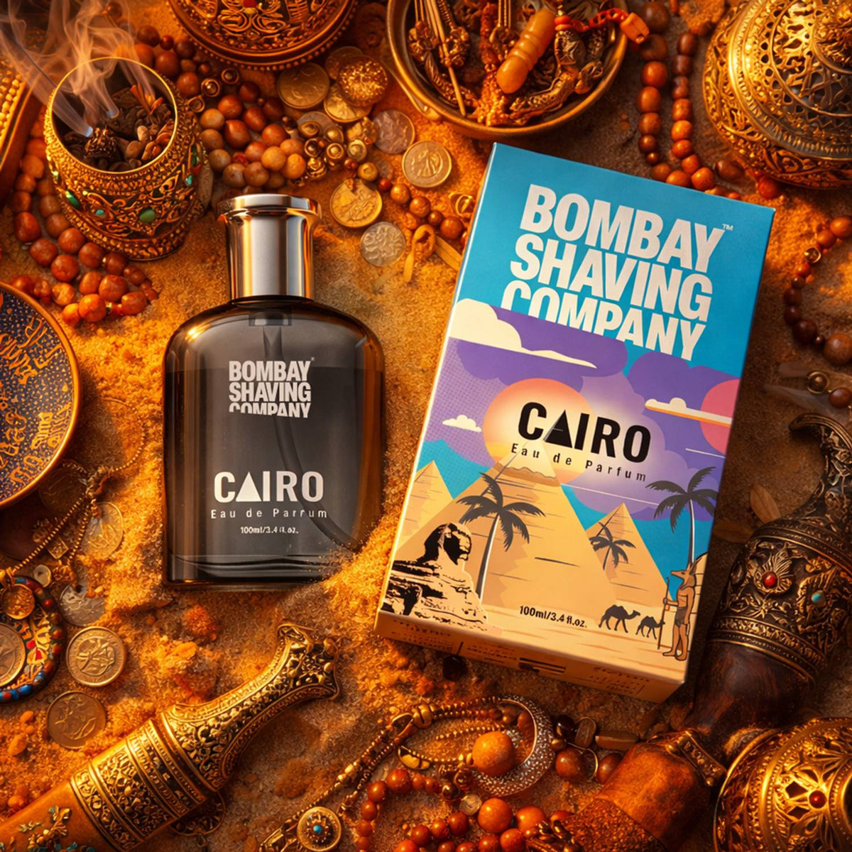 Bombay Shaving Company Cairo Perfume | Premium Fragrance Gift Eau de Parfum - 100 ml (For Men)