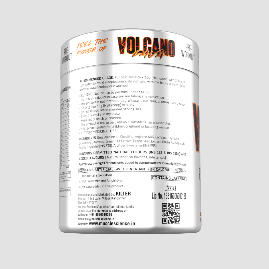 MUSCLE SCIENCE VOLCANO