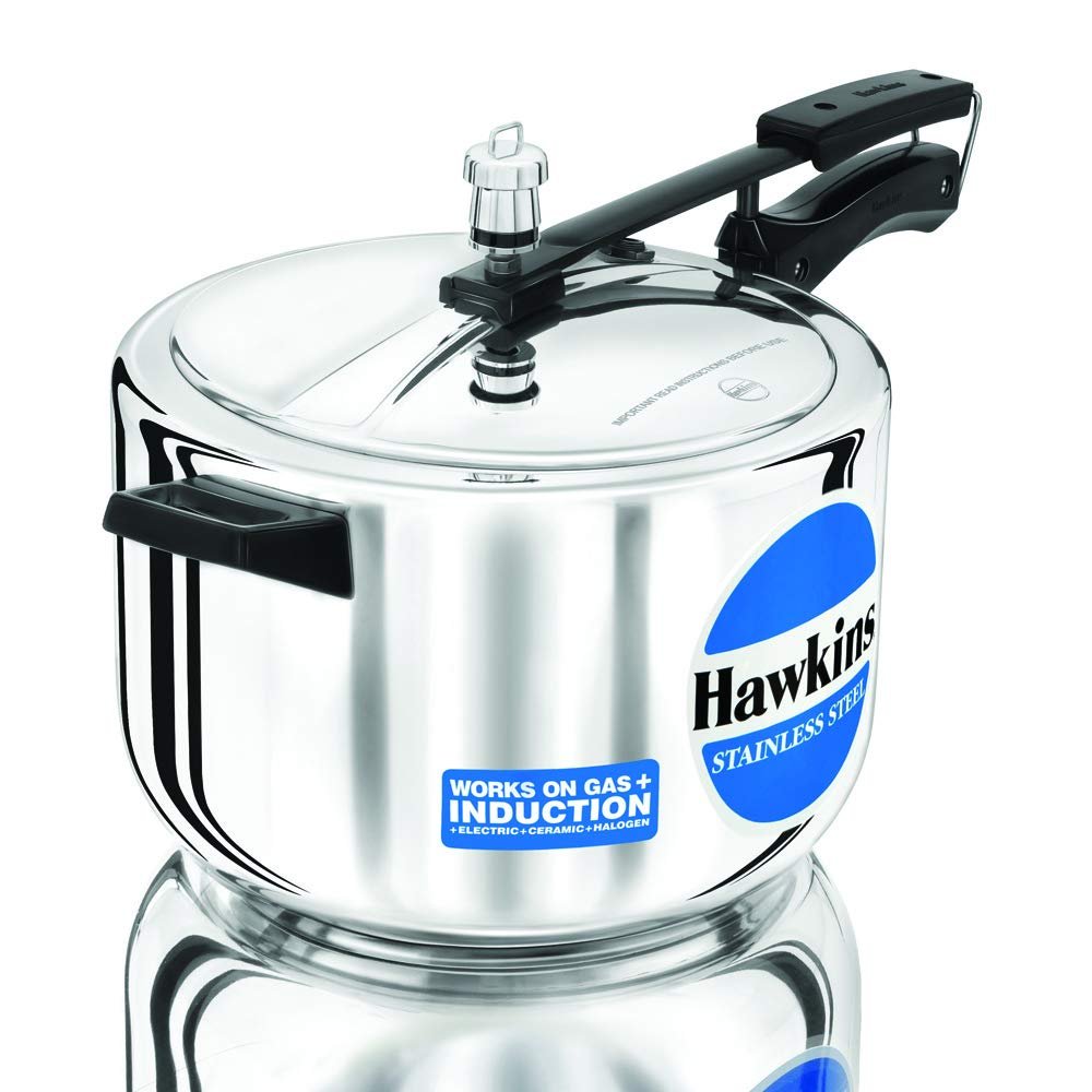 HAWKINS COOKER SS WIDE 8LTR