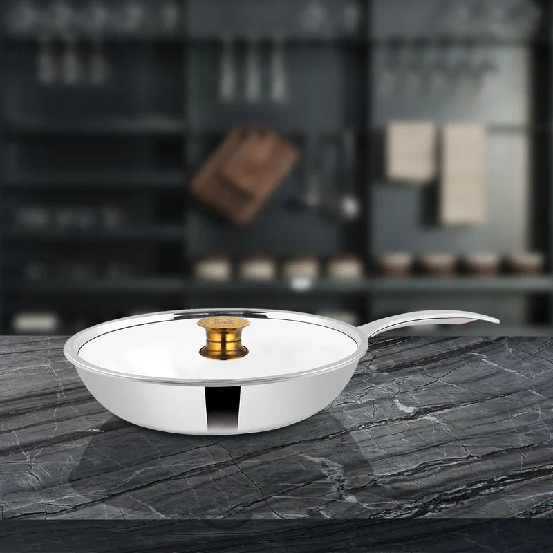 SHRI & SAM TRIPLICA FRY PAN W/L SS 20 CM