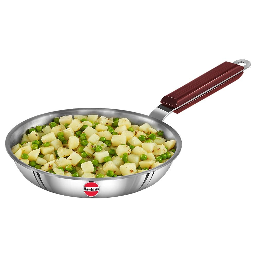HAWKINS FRYING PAN TRI-PLY SS WO/L 20CM