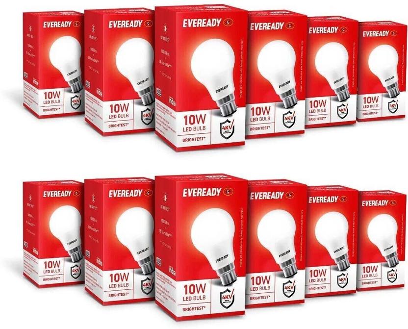 EVEREADY 10 W Basic Standard B22 LED Bulb