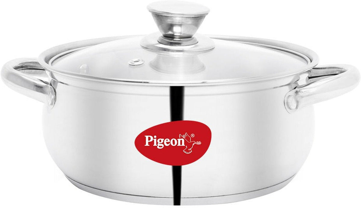 PIGEON SS BELLY CASSEROLE 20 CM IB WITH GL
