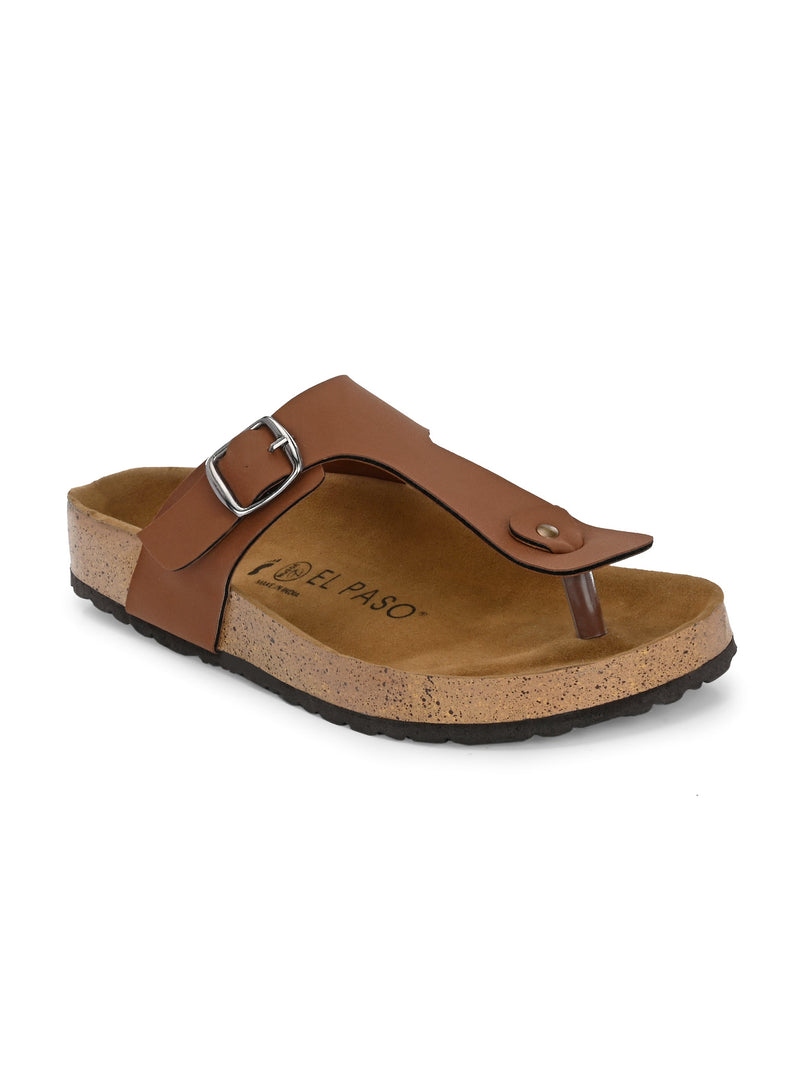 Refined Camel Suede Sandal For Women-1