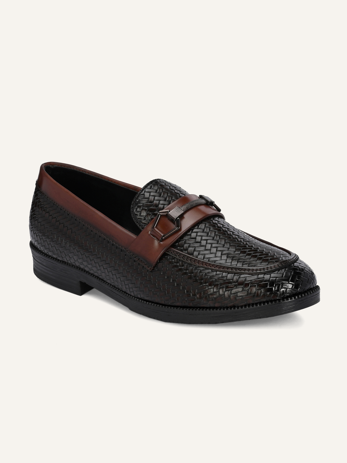 Mocha Imperial Textured Loafer-1