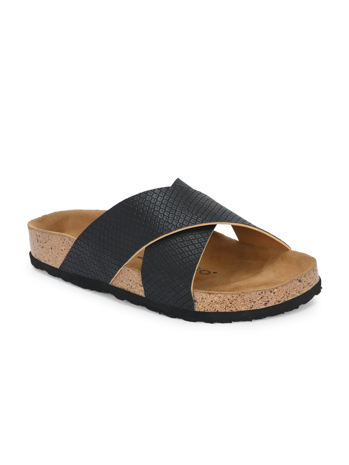 Sable Cross Strap Platform For Women-1