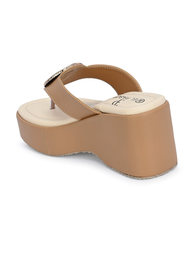 Party Wear Slip-On Heels For Women
