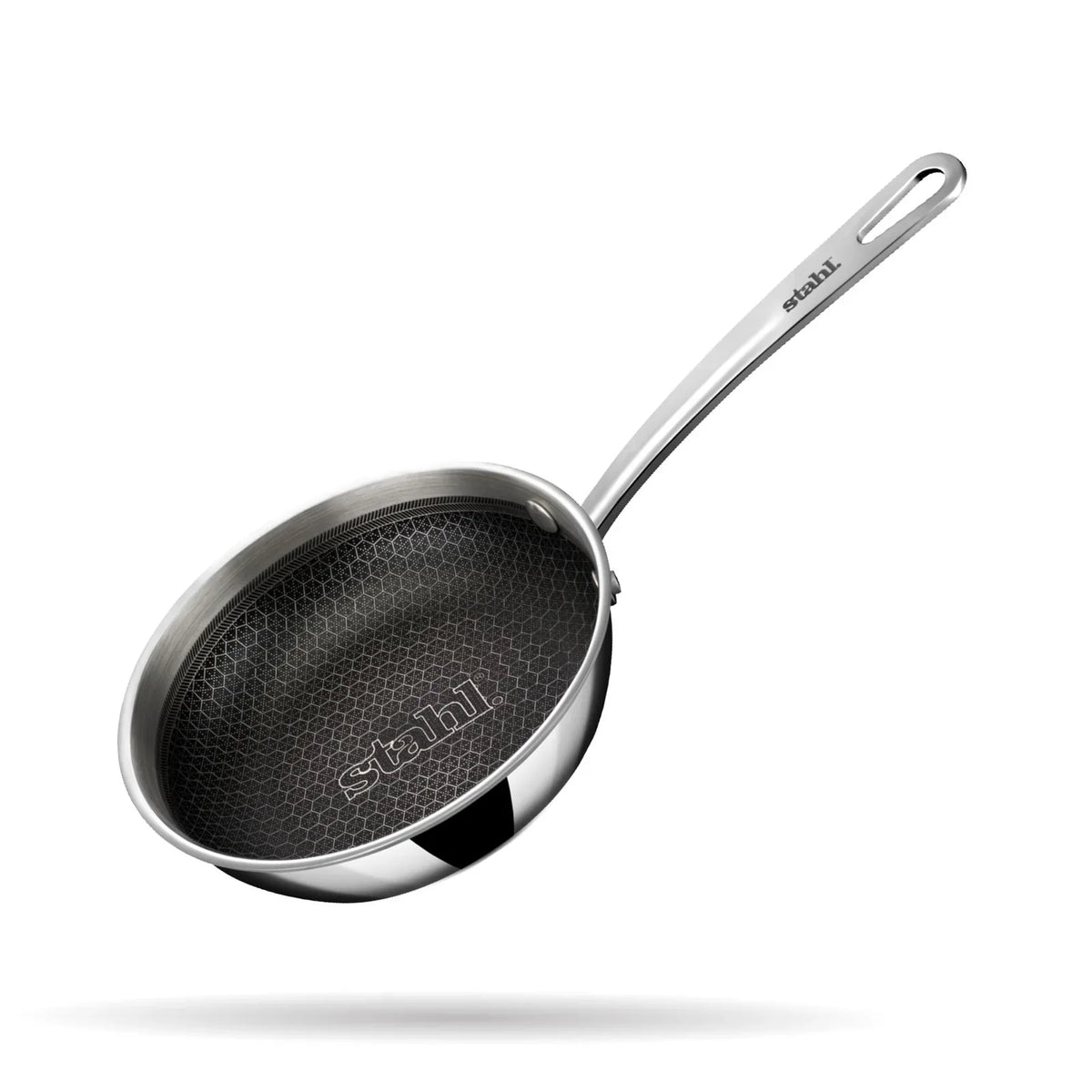 Stahl Artisan Hybrid FryPan | Triply Stainless Steel Frypan Without Lid.