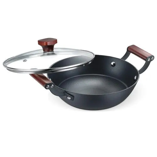PRESTIGE LIGHT WEIGHT CAST IRON COOKWARE KADAI 20CM PATTERNED