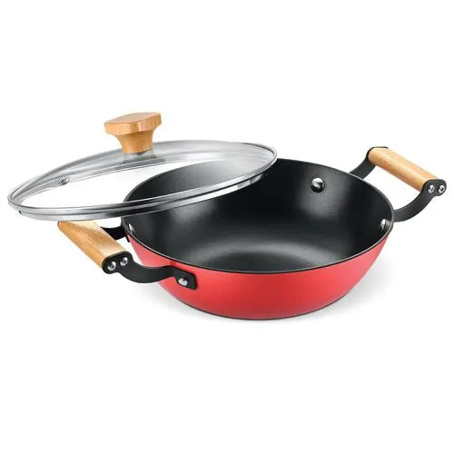 PRESTIGE LIGHT WEIGHT CAST IRON COOKWARE KADAI 24CM ENAMEL