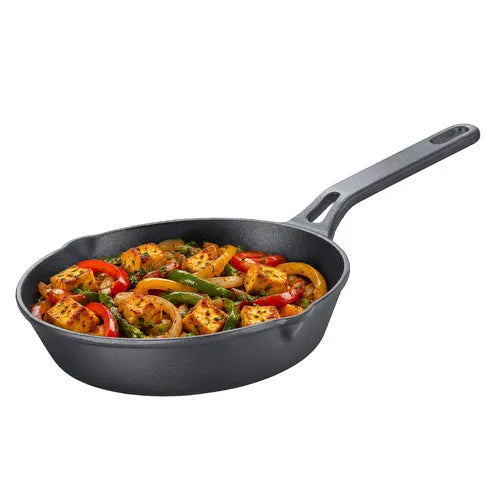 PRESTIGE CAST IRON SMOOTH FINISH COOKWARE FRY PAN 25CM