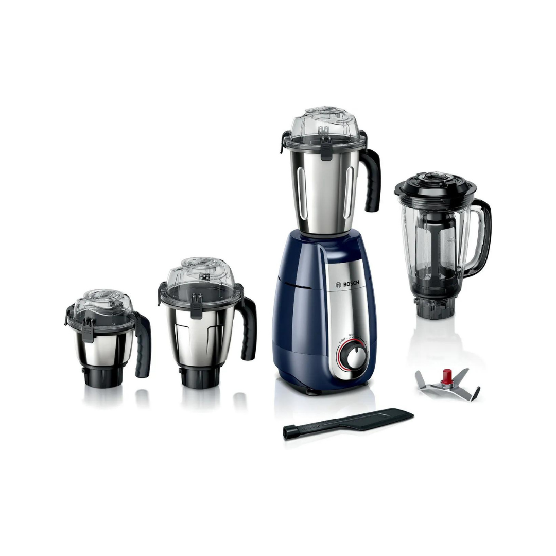 Bosch Mixer Grinder | 1000 W | Mid night blue | MGM8842DIN | 4 Jars