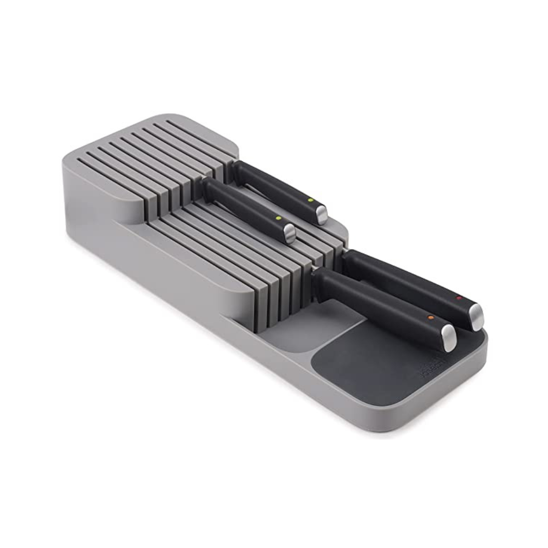 Joseph Joseph Drawer Store Knives Block Organizer | Grey