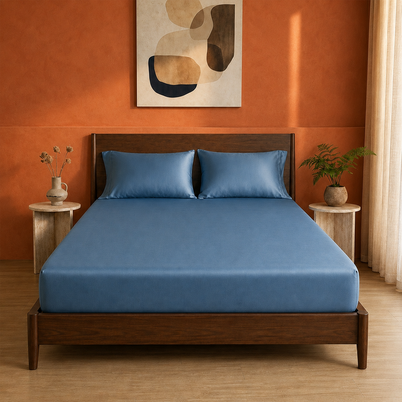 Organic Bamboo Fitted Sheet – Soft, Cool & Breathable-1