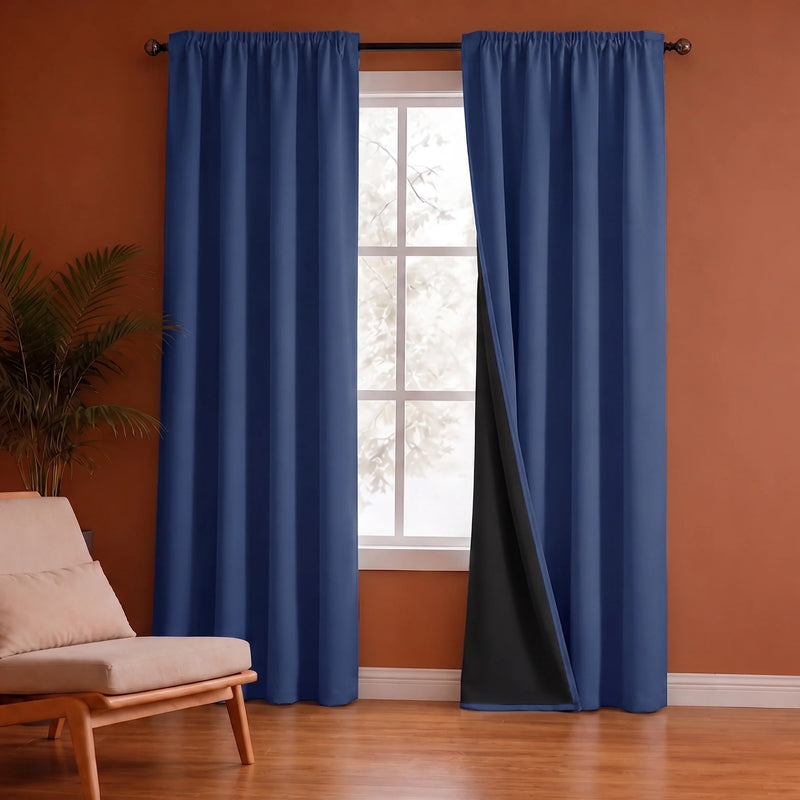 Fort Essential - Black Backing Blackout Curtain-1