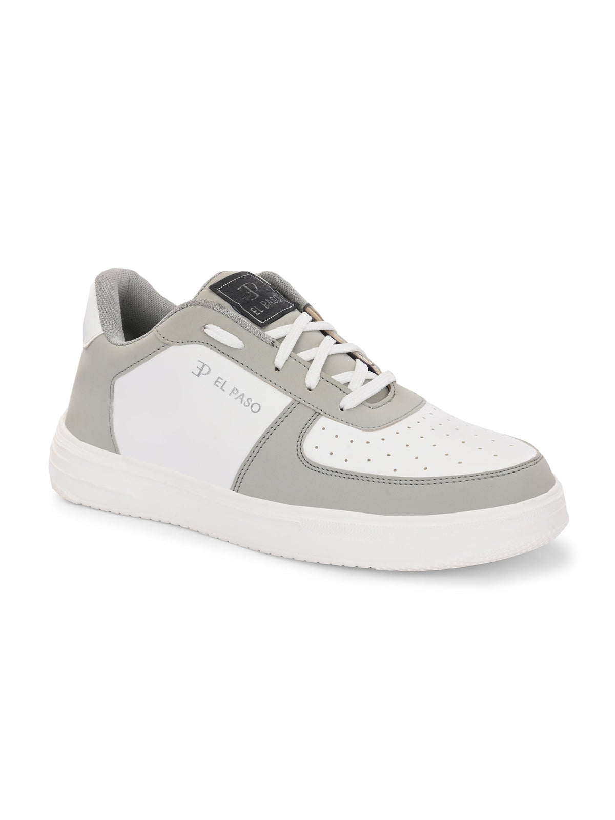 Men Solid Lace Up Sneakers-8