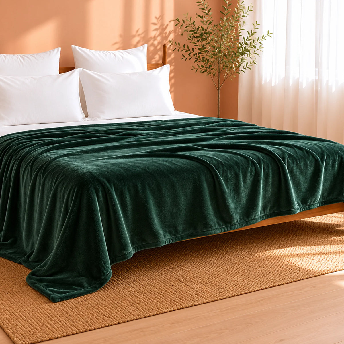 Fort Mellow - Plush Blanket (Green)-1