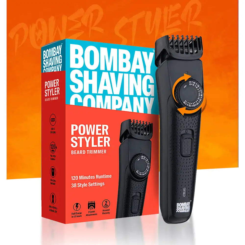 BOMBAY SHAVING COMPANY POWER STYLER BEARD TRIMMER