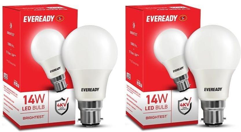 EVEREADY 14 W Basic Round B22 LED Bulb