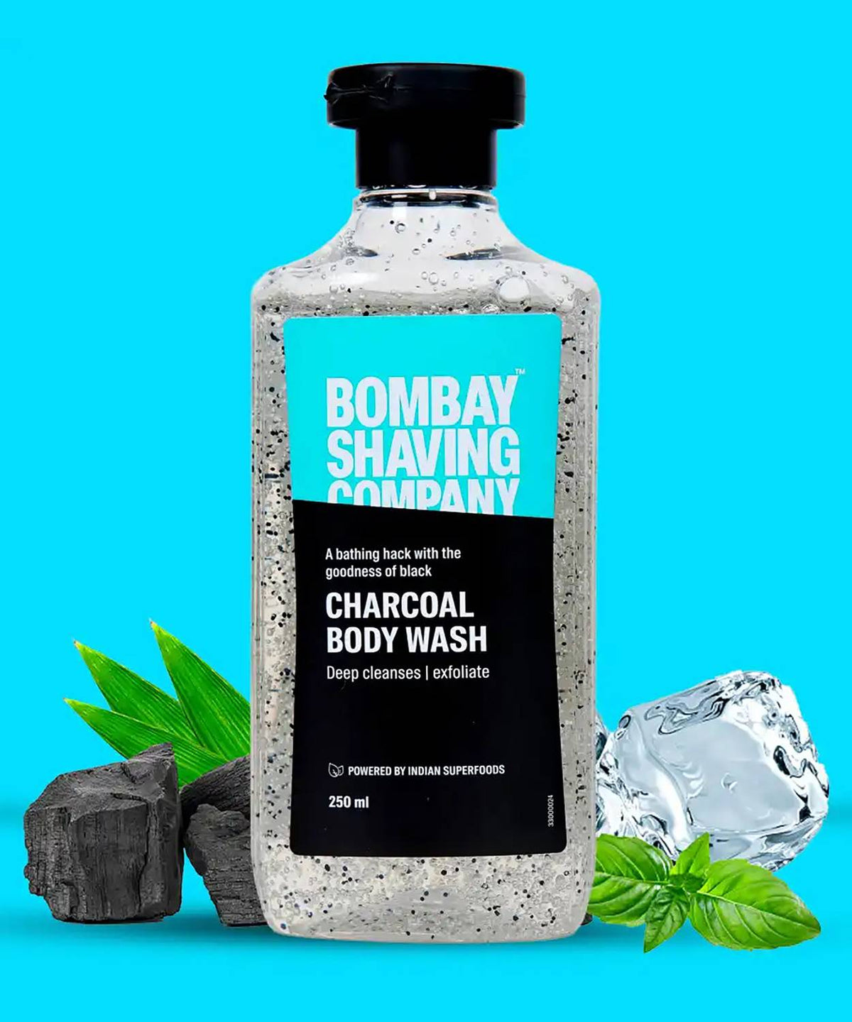 Bombay Shaving Company Charcoal Body wash | De-Tan Shower Gel for Men (250 ml)