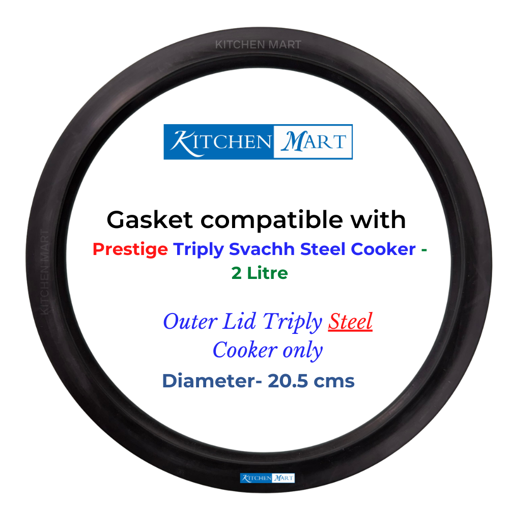 Replacement Gasket compatible with Prestige Triply Pressure cookers-2