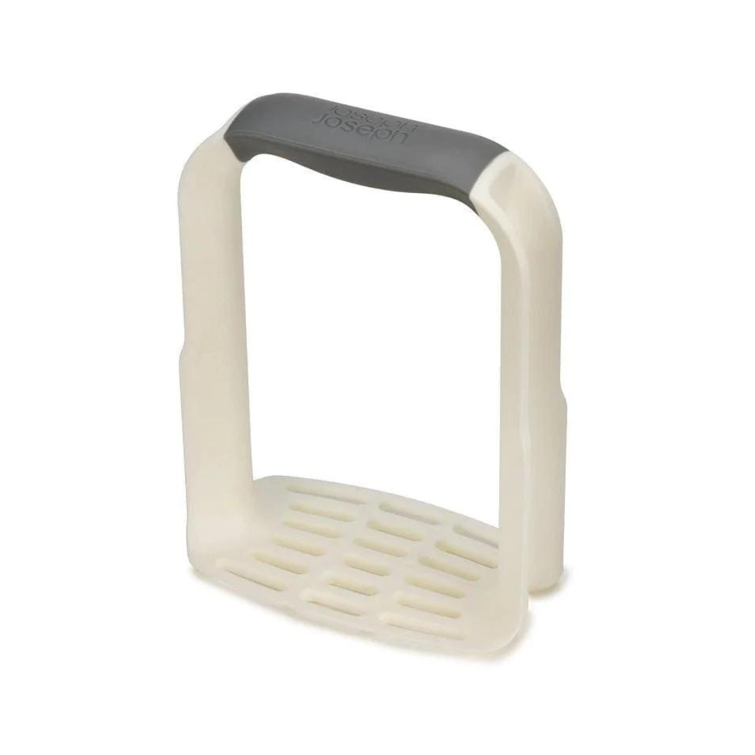 Joseph Joseph Easy Mash Potato Masher | White | Non Slip Grip