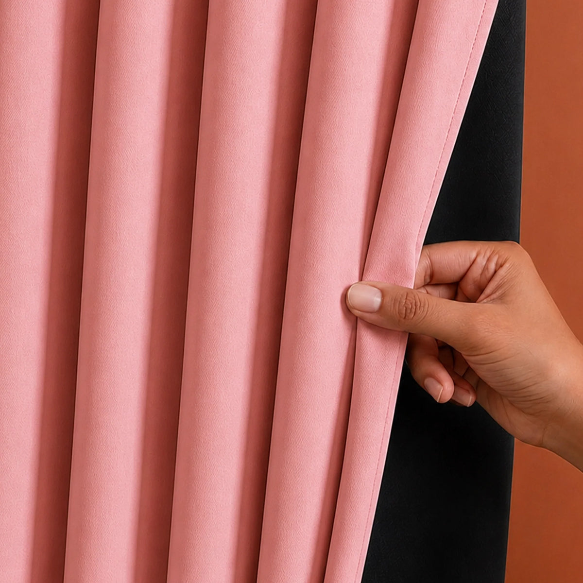 Fort Essential - Black Backing Blackout Curtain-2