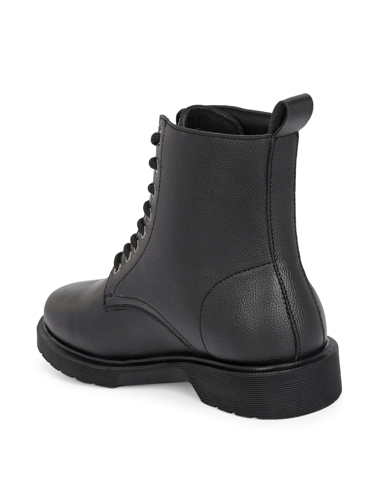 El Paso Women Faux Leather Casual Lace Up Boots-2