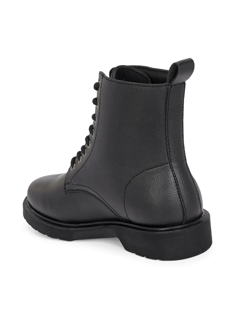 El Paso Women Faux Leather Casual Lace Up Boots-2