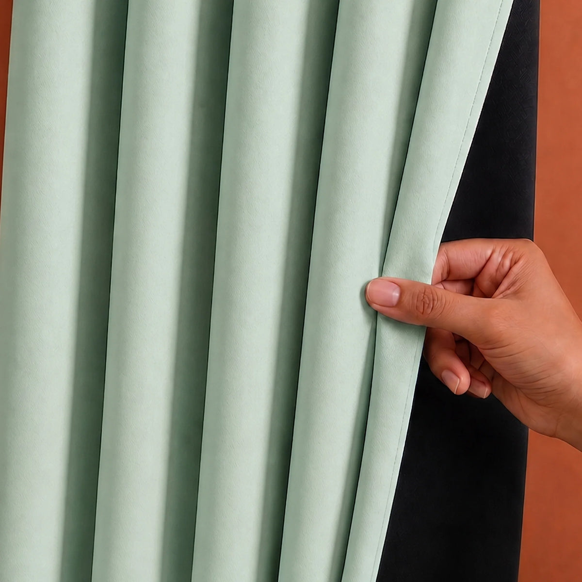Fort Essential - Black Backing Blackout Curtain-2