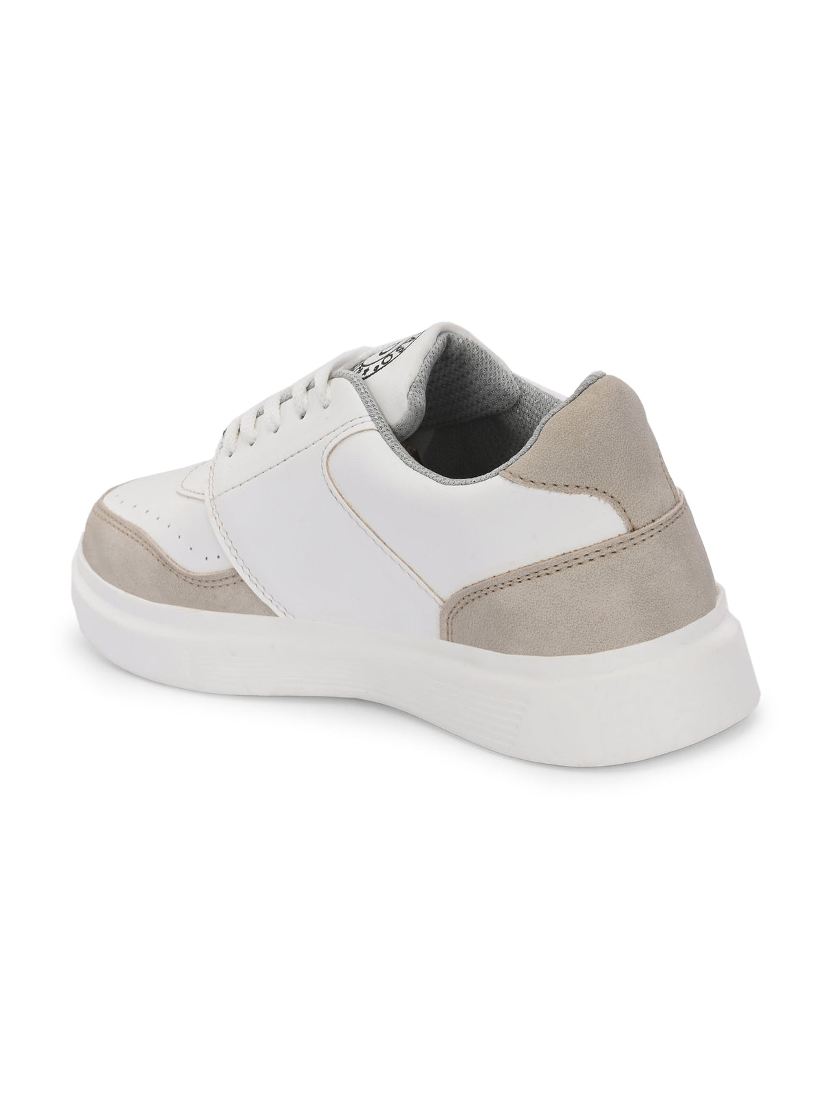 EL PASO Faux Leather Casual Lace Up Sneakers For Women-2