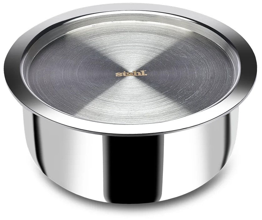 Stahl Artisan Tope Triply Stainless Steel Tope with Lid