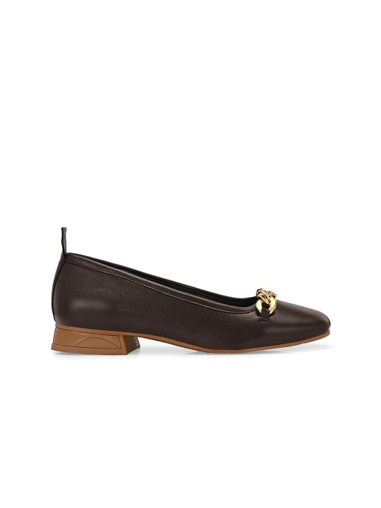 El Paso Women Ballerinas with Buckles Flats-2