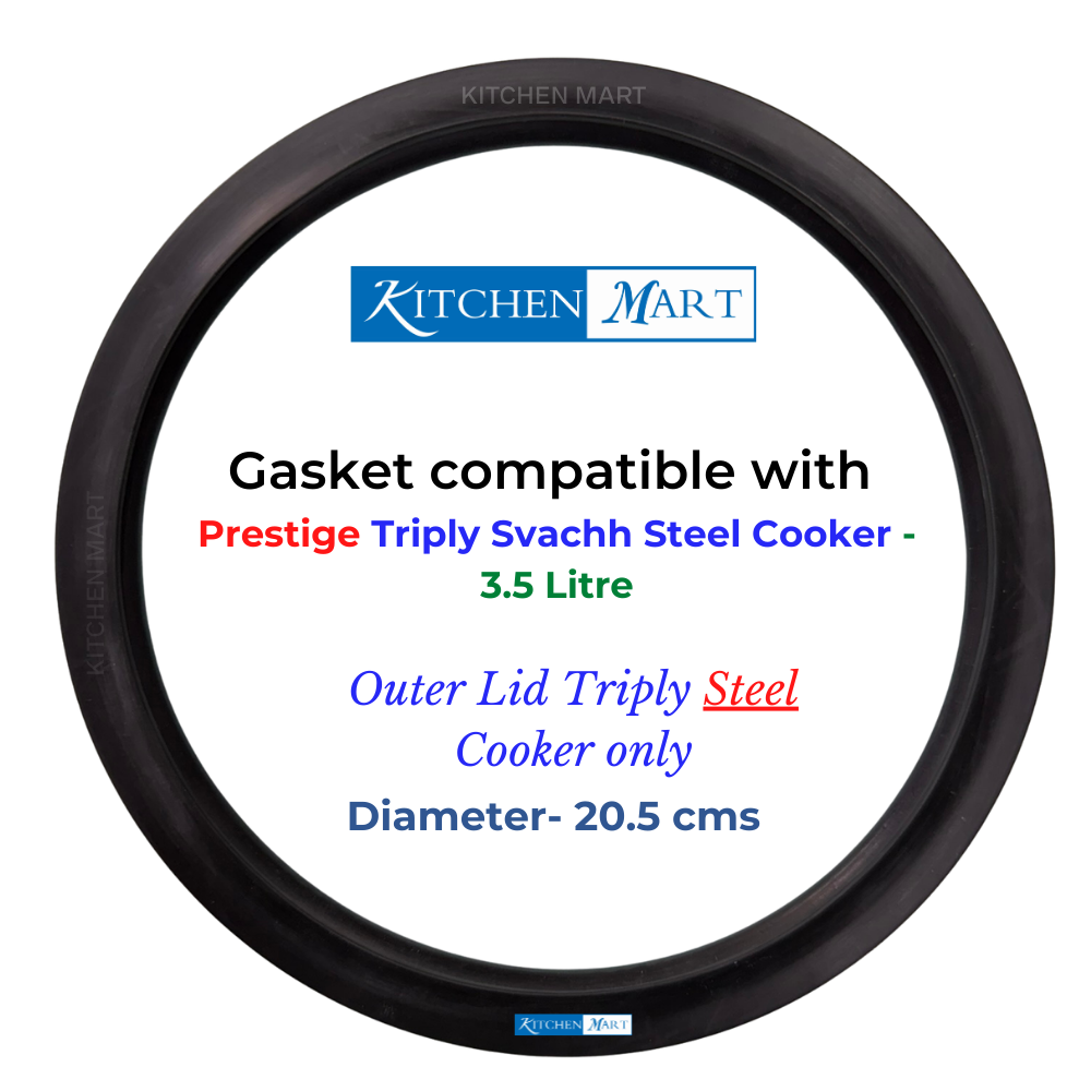 Replacement Gasket compatible with Prestige Triply Pressure cookers-4