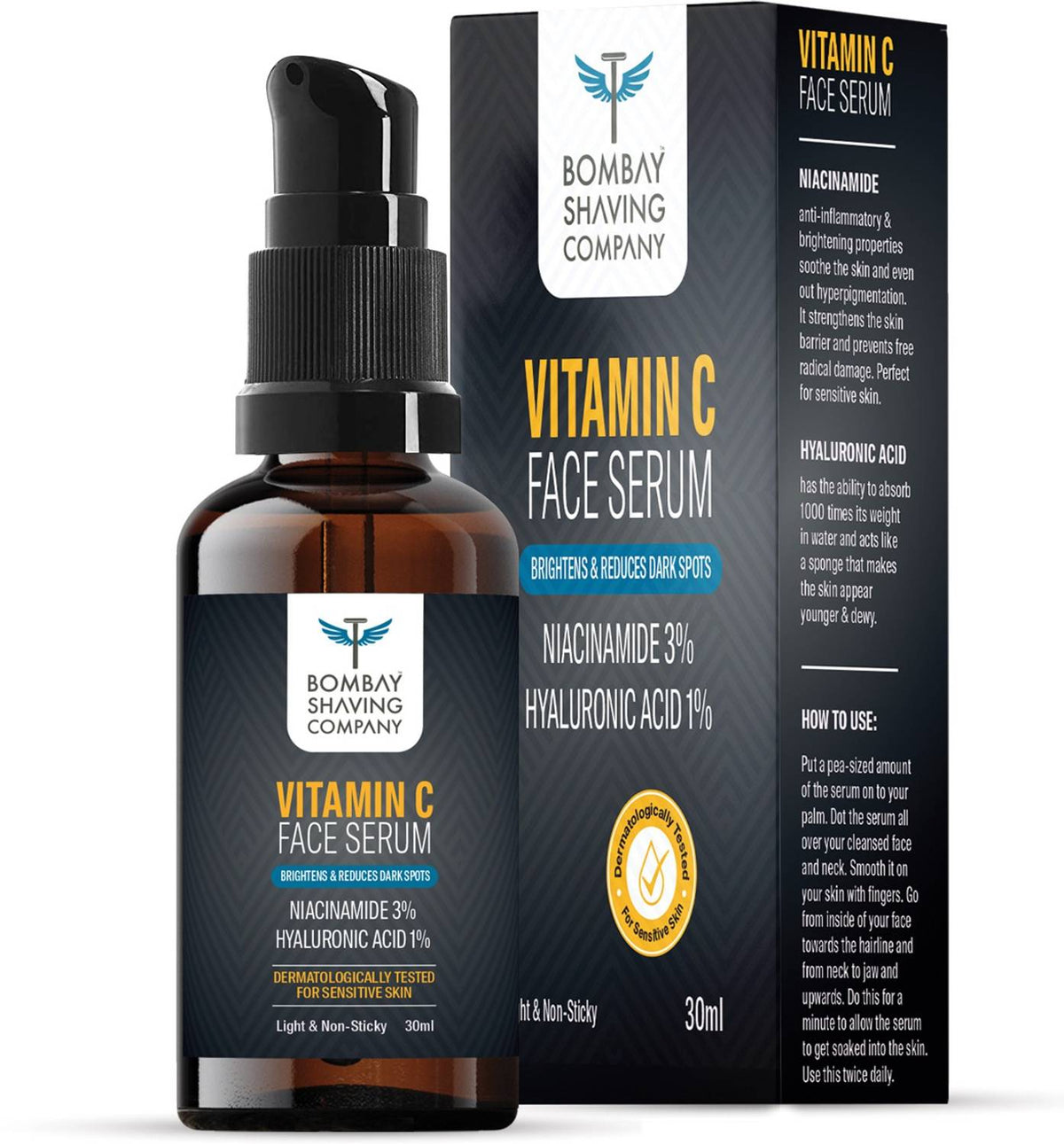 Bombay Shaving Company Vitamin C Face Serum for Men and Women (30 ml)