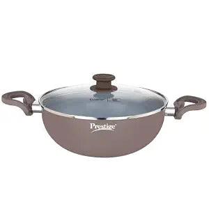 PRESTIGE CERAGLIDE DUO COOKWARE DEEP KADAI 24CM